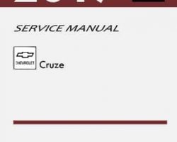 2017 Chevrolet Cruze Service Manual