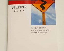 2017 Toyota Sienna Navigation System Owner's Manual