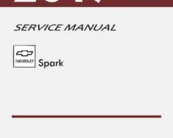 2017 Chevrolet Spark Service Manual
