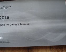 2018 Chevrolet Bolt Owner's Manual