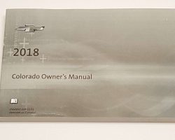 2018 Chevrolet Colorado Owner's Manual