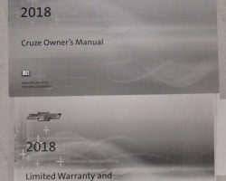 2018 Chevrolet Cruze Owner's Manual Set