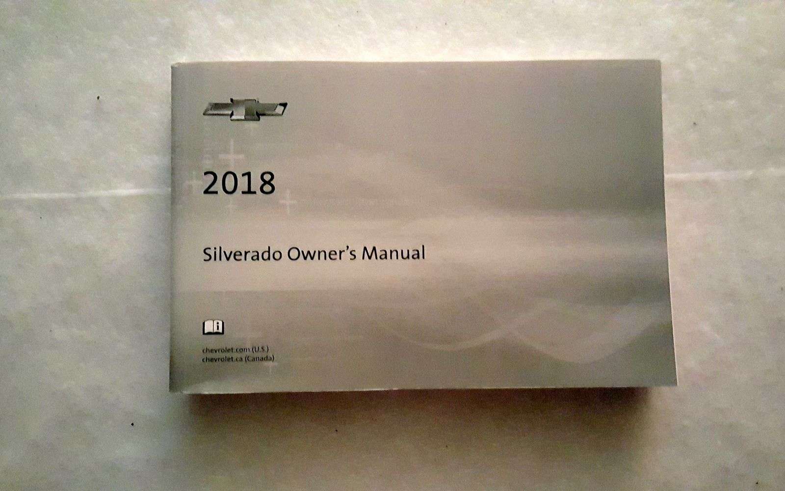 2018 Chevrolet Silverado Owner’s Operator Manual User Guide – DIY ...