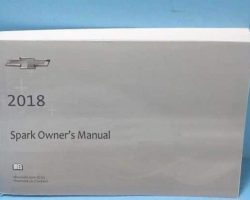 2018 Chevrolet Spark Owner's Manual