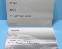 2018 Chevrolet Traverse Owner's Manual Set