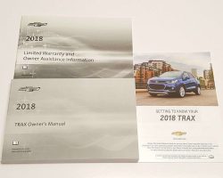 2018 Chevrolet Trax Owner's Manual Set