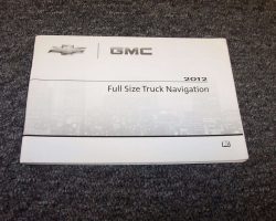 Chevy Gm 2012 Truck Nav