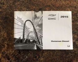 2015 GMC Sierra Duramax Diesel Owner?s Manual Supplement