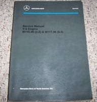 1984 Mercedes Benz 380SL, 380SLC, 380SE, 380SEL & 380SEC Engine M116.96 3.8 Service Manual