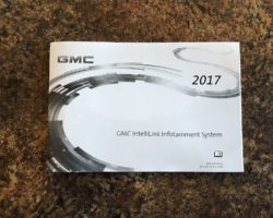 2017 GMC Canyon IntelliLink Infotainment System Manual