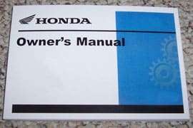 2000 Honda CR500R Motorcycle Owner's Manual