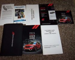 2015 Dodge Journey Owner's Manual Guide Set