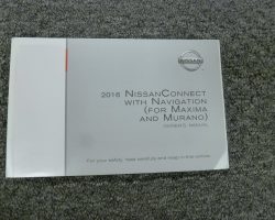 2016 Nissan Murano Navigation System Owner's Manual