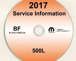 2017 Fiat 500L Service Manual CD