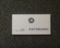 2018 Fiat 500 & 500C Owner's Manual