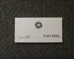 2018 Fiat 500L Owner's Manual