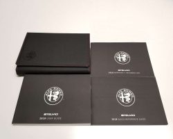 2018 Alfa Romeo Stelvio Owner's Manual Guide Set