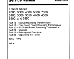 Service Manual for FORD Industrial Tractors model 3500