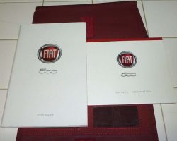 2018 Fiat 500E Owner's Manual Guide Set