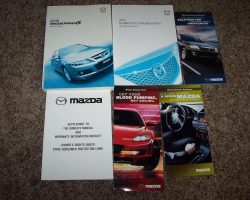 2006 Mazda6 & Mazdaspeed6 Owner's Manual Set