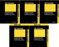 2010 Toyota Highlander Hybrid Service Repair Manual