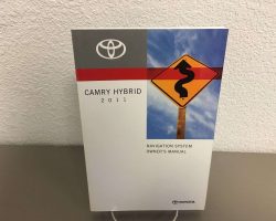 2011 Toyota Camry Hybrid Navigation System Owner's Manual