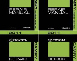 2011 Toyota Camry Hybrid Service Repair Manual