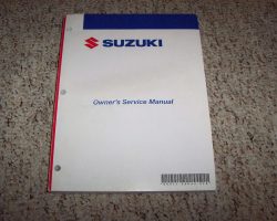 Owner's Service Manual for 1995 Suzuki RM125 Motorcycle