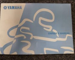 Owner's Manual for 2016 Yamaha XSR900 60TH Anniversary Motorcycle