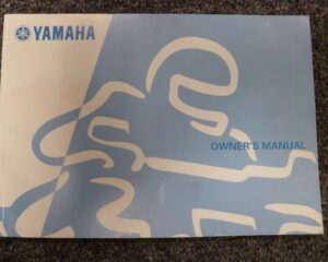 Owner's Manual for 1994 Yamaha XT350 Motorcycle