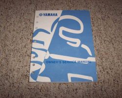Owner's Service Manual for 1986 Yamaha IT200 Motorcycle