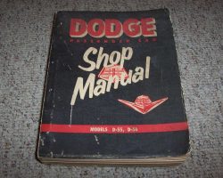 1955 Dodge Sierra Service Manual