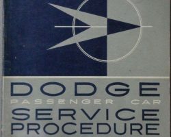 1959 Dodge Coronet & Royal Service Manual