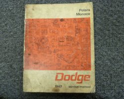 1967 Dodge Polara & Monaco Service Manual