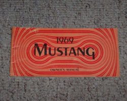 1969 Ford Mustang Original Owner's Manual