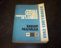 1982 Chevrolet Impala Service Manual