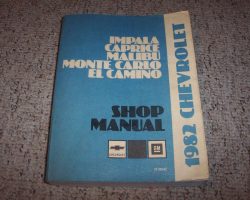 1982 Chevrolet El Camino Shop Service Repair Manual