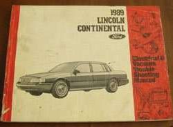 1989 Lincoln Continental Electrical Wiring & Vacuum Diagram Troubleshooting Manual