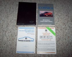 1990 Chevrolet Corsica Owner's Manual Set
