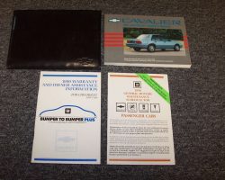 1990 Chevrolet Cavalier Owner's Manual Set