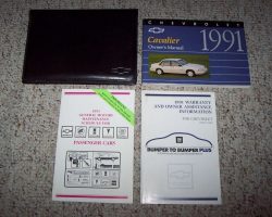 1991 Chevrolet Cavalier Owner's Manual Set