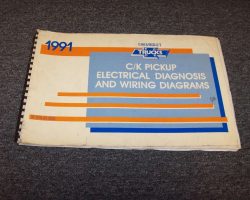 1991 Chevrolet C/K Pickup Truck Large Format Electrical Diagnosis & Wiring Diagrams Manual
