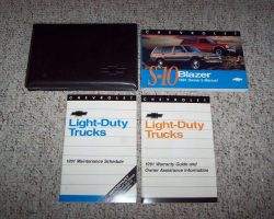 1991 Chevrolet S-10 Blazer Owner's Manual Set