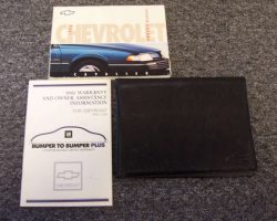 1992 Chevrolet Cavalier Owner's Manual Set