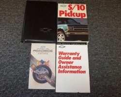 1992 Chevrolet S-10 Owner's Manual Set