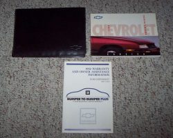 1992 Chevrolet Corsica Owner's Manual Set