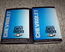 1994 Chevrolet Silverado C/K Pickup Truck Owner's Manual Set