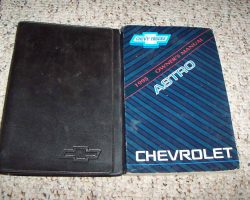 1995 Chevrolet Astro Owner's Manual Set