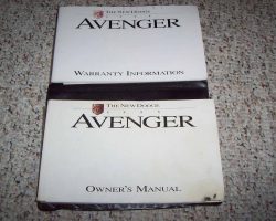 1995 Dodge Avenger Owner's Manual Set
