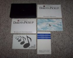 1995 Dodge Dakota Owner's Manual Set